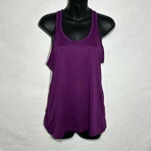 Nike Women's M Purple Dri-fit Sleeveless Active Racerback Workout Top